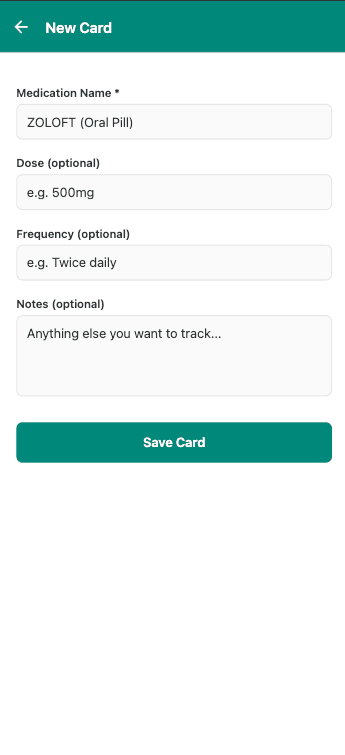 Track Medications